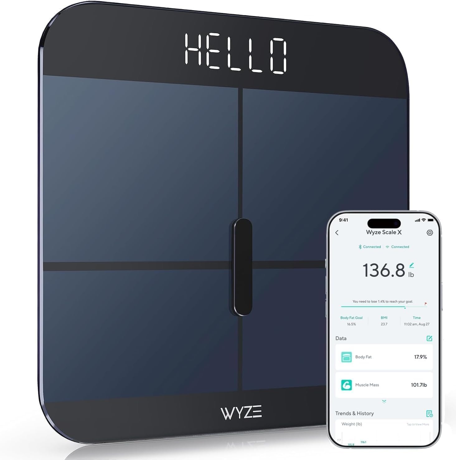 Baby Products App - Digital Bathroom Scale for Body Weight,