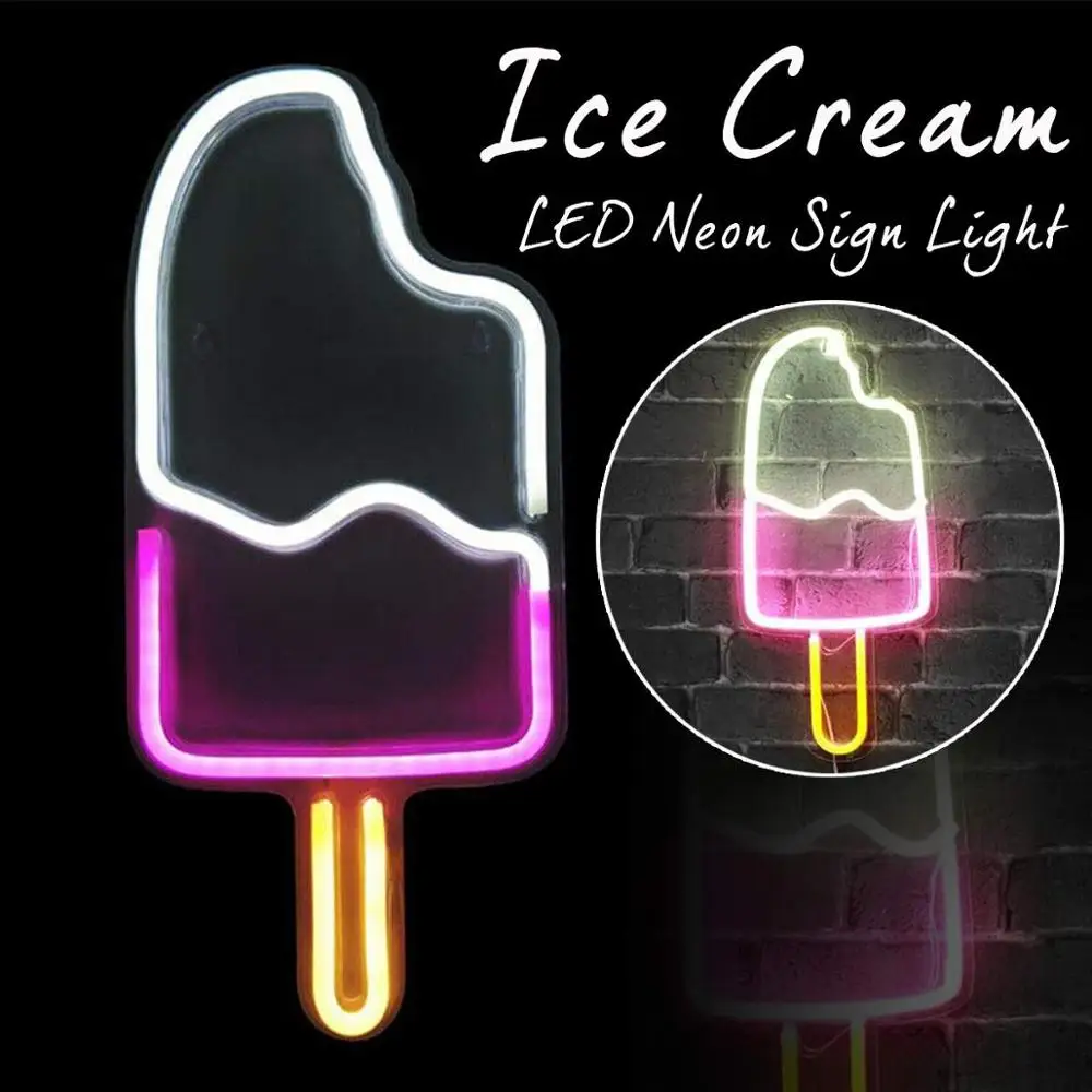 Ice Cream LED Neon Sign Light  – Baby Products Lotion recenzja i cena