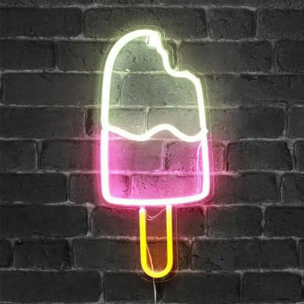 Ice Cream LED Neon Sign Light  – Baby Products Lotion recenzja i cena