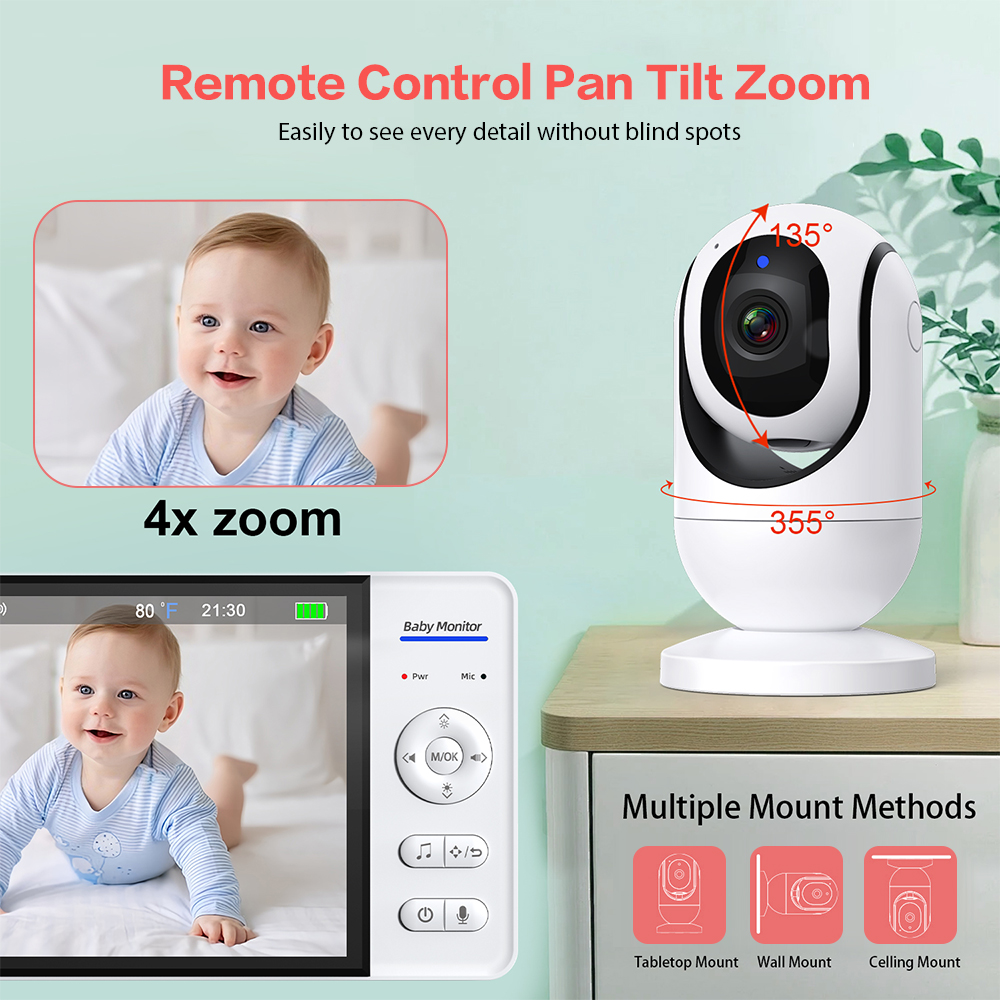 Video Baby Monitor 7'' 1080P H – Baby Monitor Sensor recenzja i cena