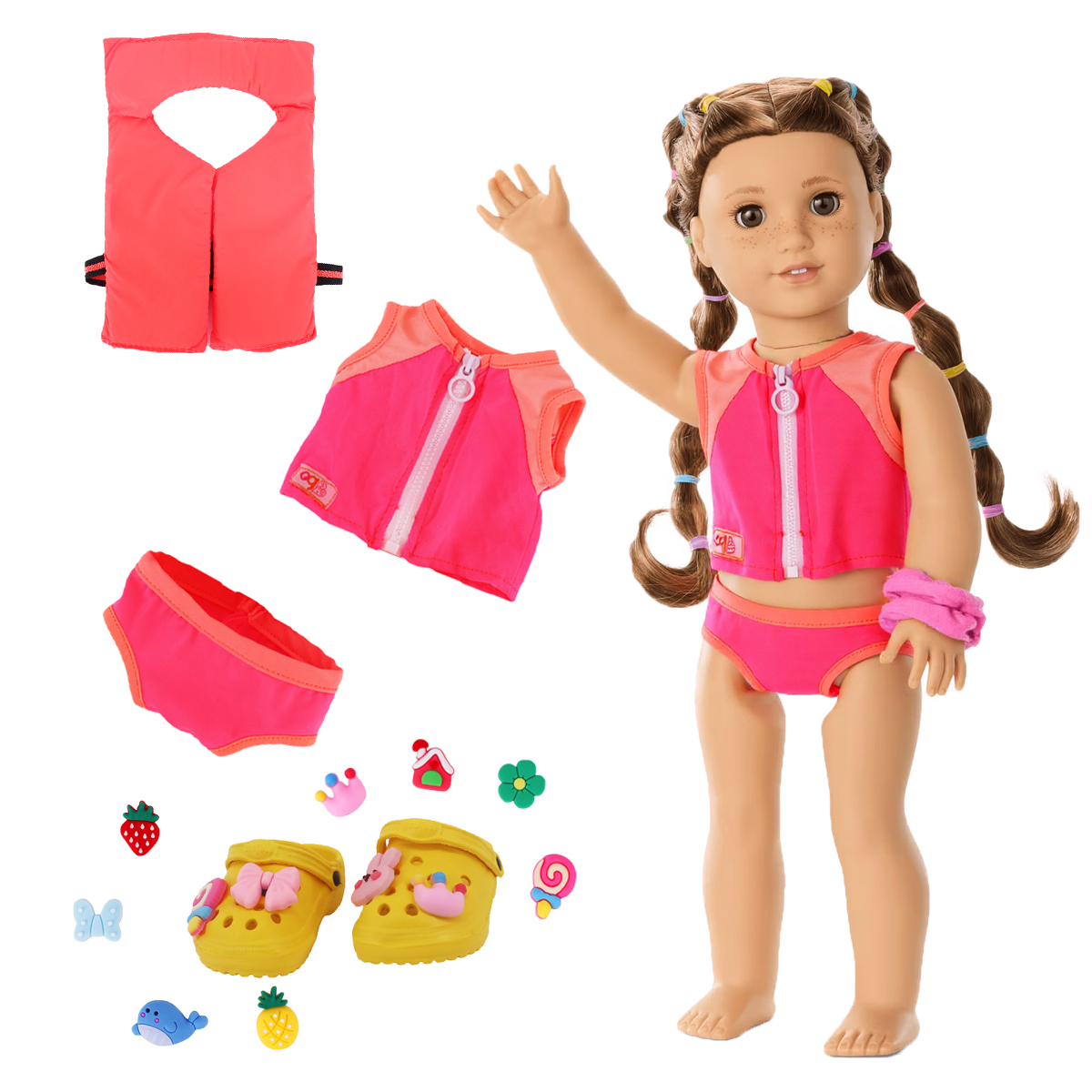 Head Flower Swimsuit Fish Scal – Baby Products In recenzja i cena