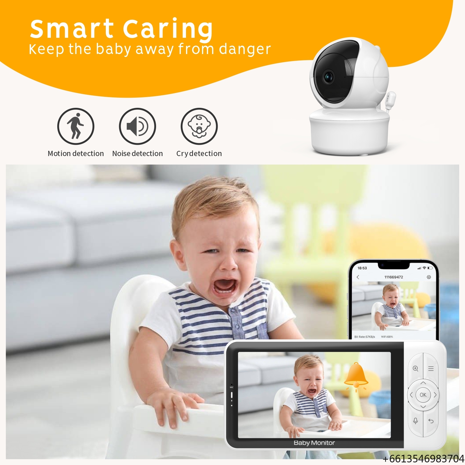 5inch 2K 3.0MP WiFi Video Smar – Baby Products App recenzja i cena