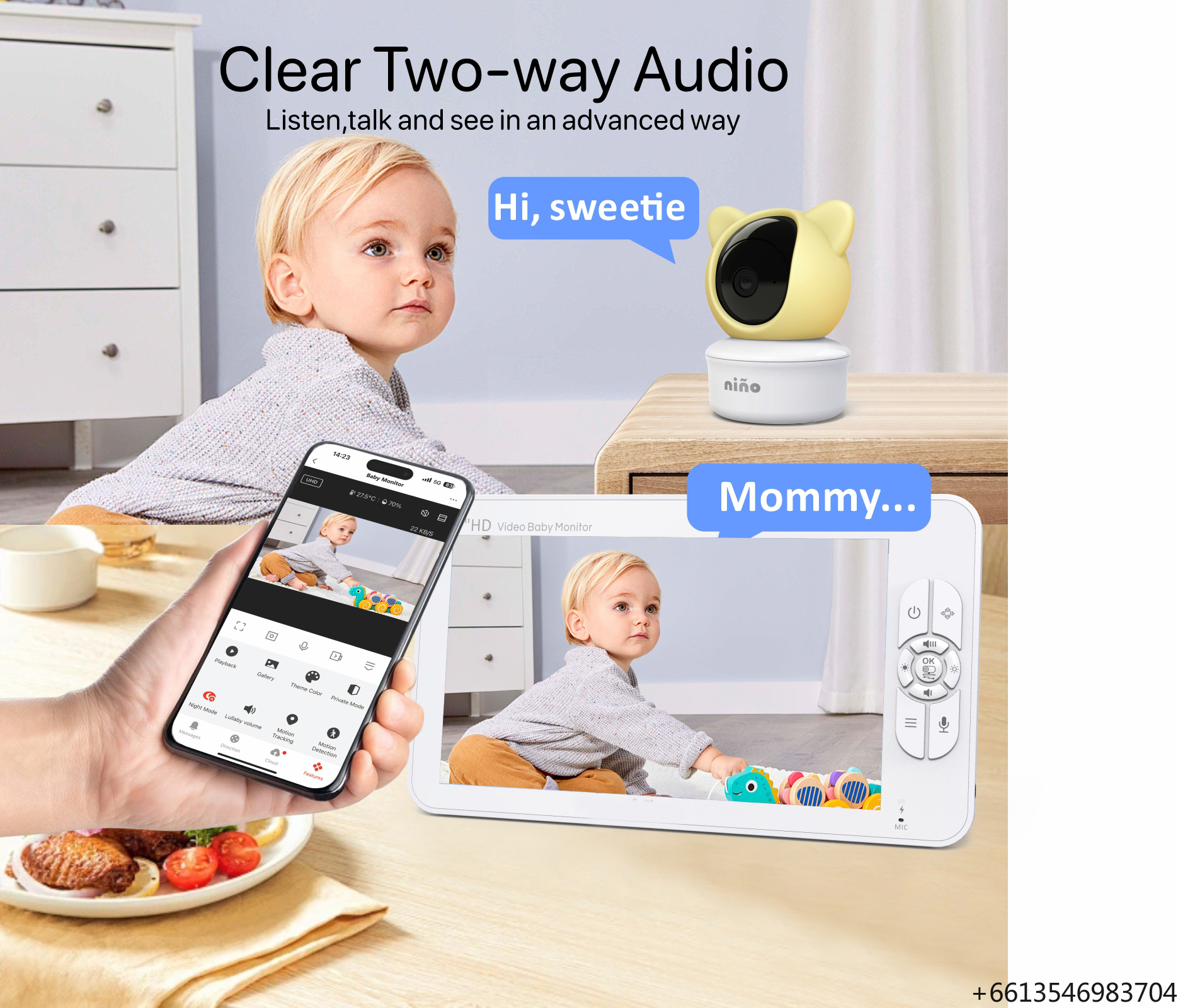 7inch 1080P WiFi Video Smartre – Baby Products App recenzja i cena