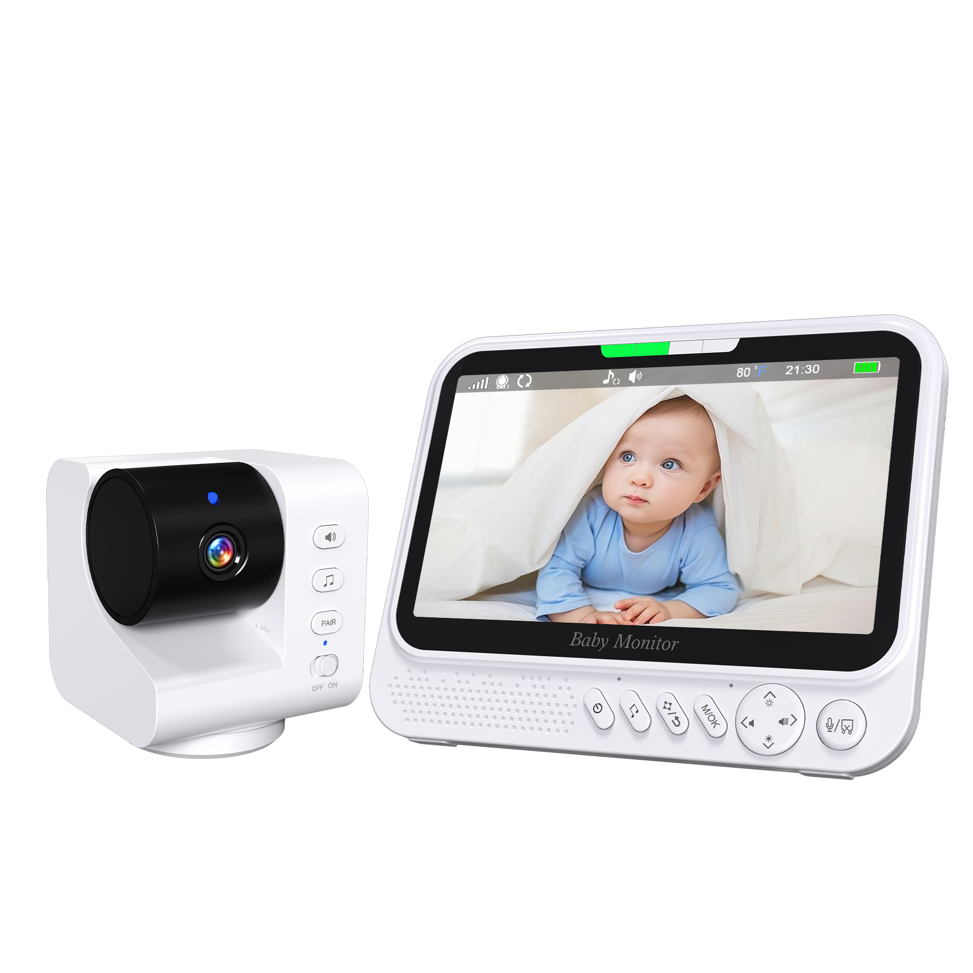7inch IPS Screen 1v2 Wireless  – Baby Monitor Sensor recenzja i cena