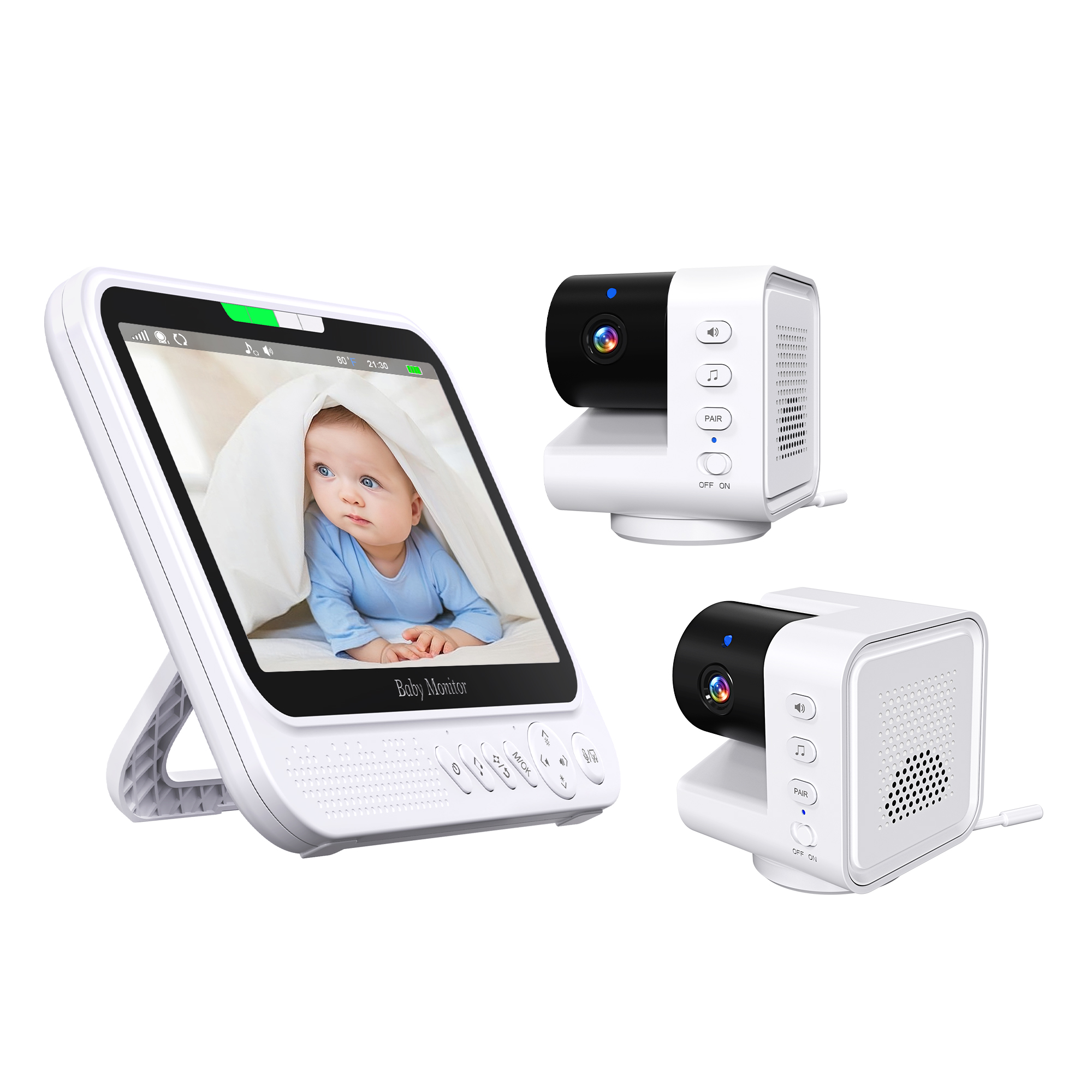 7inch IPS Screen 1v2 Wireless  – Baby Monitor Sensor recenzja i cena