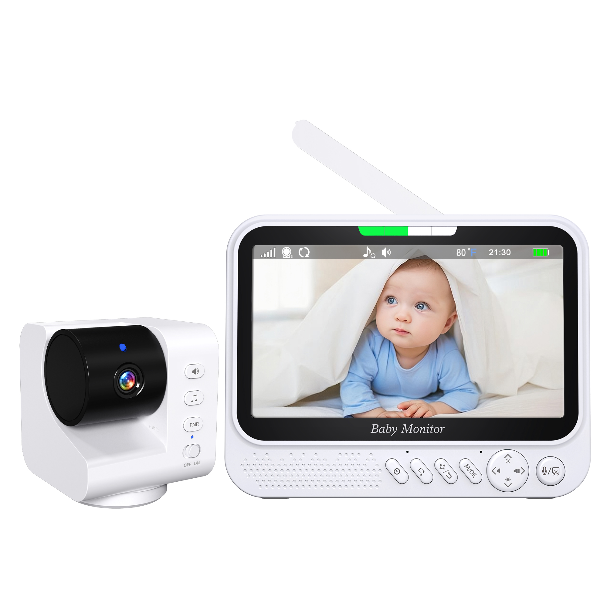 7inch IPS Screen 1v2 Wireless  – Baby Monitor Sensor recenzja i cena